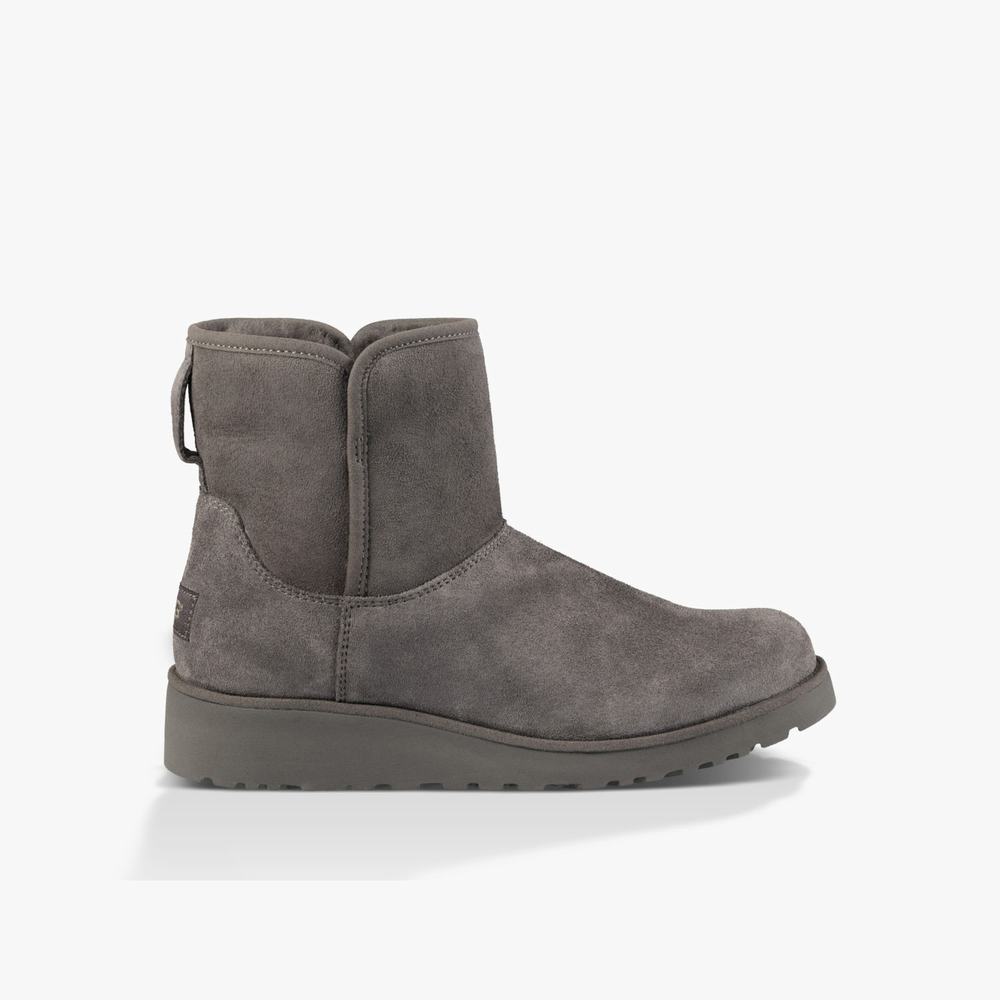 Bottes Classic UGG Kristin Femme Grise Soldes 410NITFA